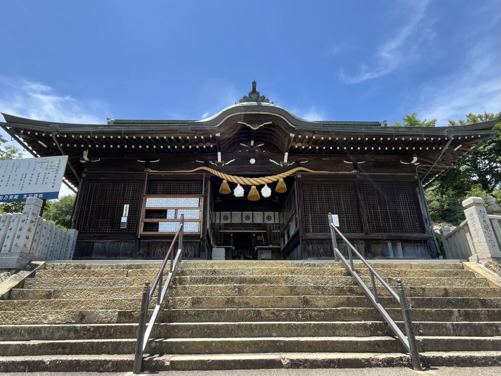 生石神社　日本三奇　石の宝殿の詰所
