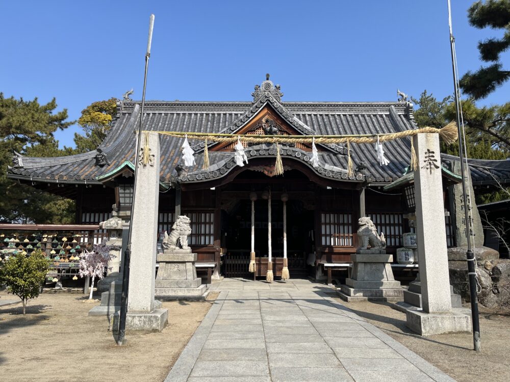 相生の松で知られる縁結びの神社　高砂神社　